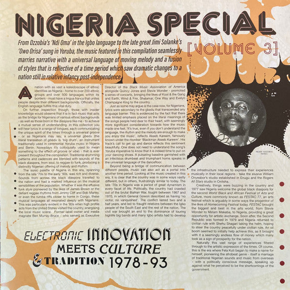 Nigeria Special Volume 3: Electronic Innovation Me - Various