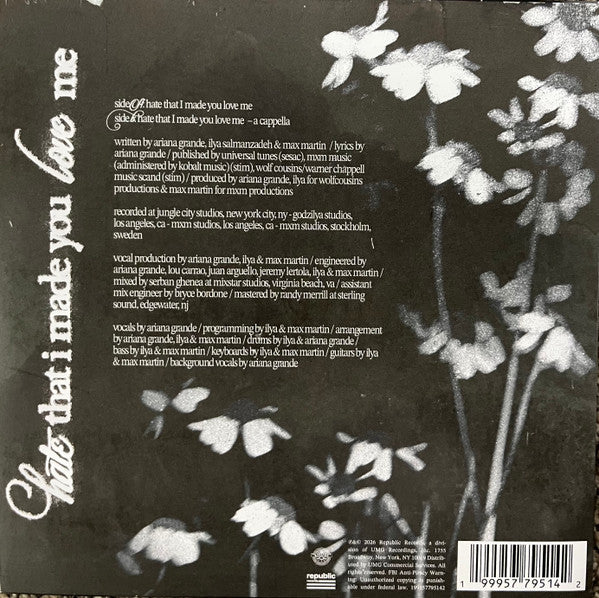 hate that i made you love me - Grande, Ariana