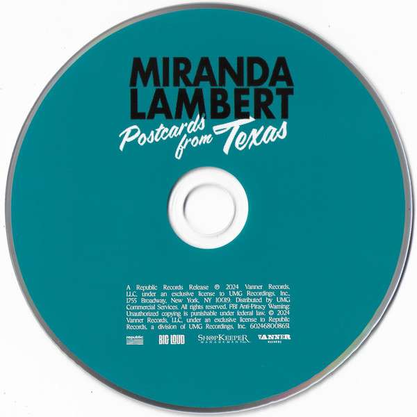 Postcards From Texas - Lambert, Miranda