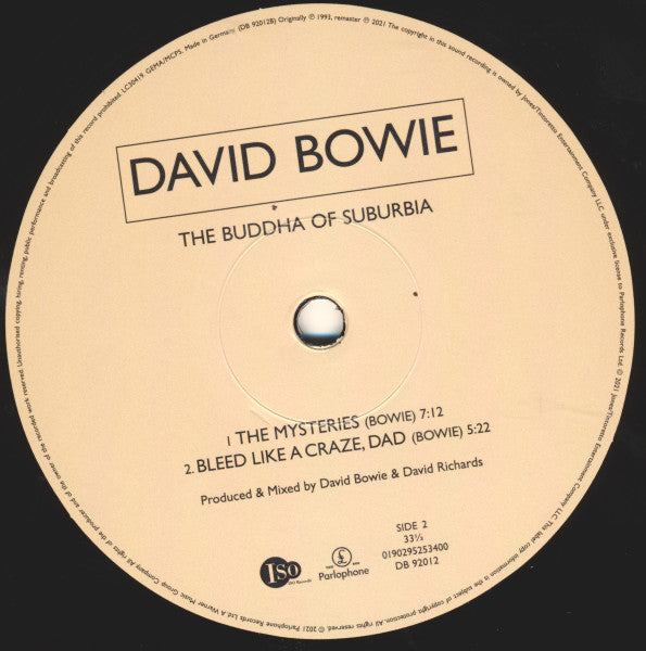 The Buddha Of Suburbia - Bowie, David