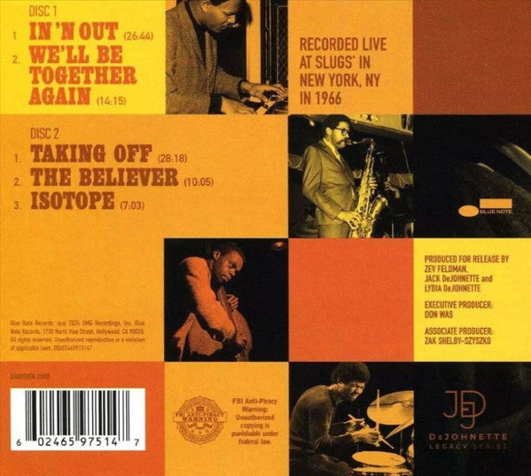 Forces Of Nature: Live At Slugs' - Tyner, McCoy / Henderson, Joe
