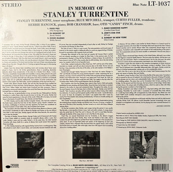 In Memory Of (Blue Note Tone Poet Edition) - Turrentine, Stanley