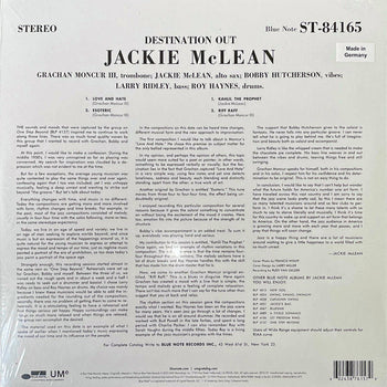 Destination Out - Mclean, Jackie