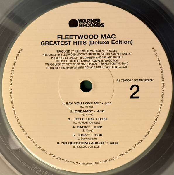 Greatest Hits - Fleetwood Mac