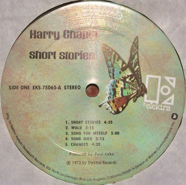 Short Stories - Chapin, Harry