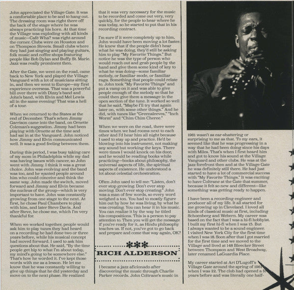 Evenings At The Village Gate: John Coltrane With E - Coltrane, John