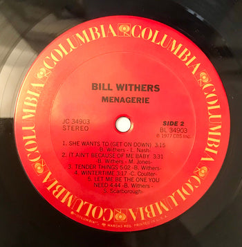 Menagerie - Withers, Bill