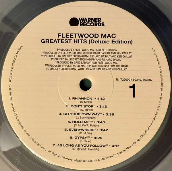 Greatest Hits - Fleetwood Mac