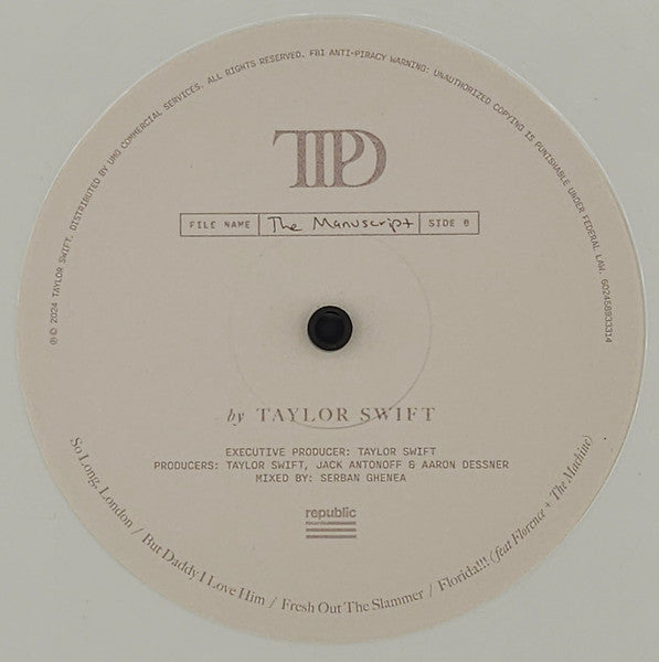 The Tortured Poets Department - Swift, Taylor