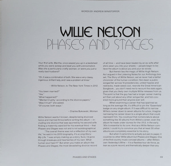 Phases And Stages - Nelson, Willie