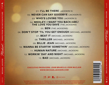 Michael: Songs From The Motion Picture - Jackson, Michael