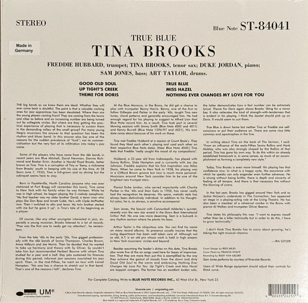 True Blue - Brooks, Tina