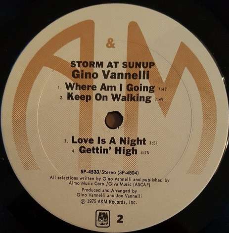 Storm At Sunup - Vanneli, Gino