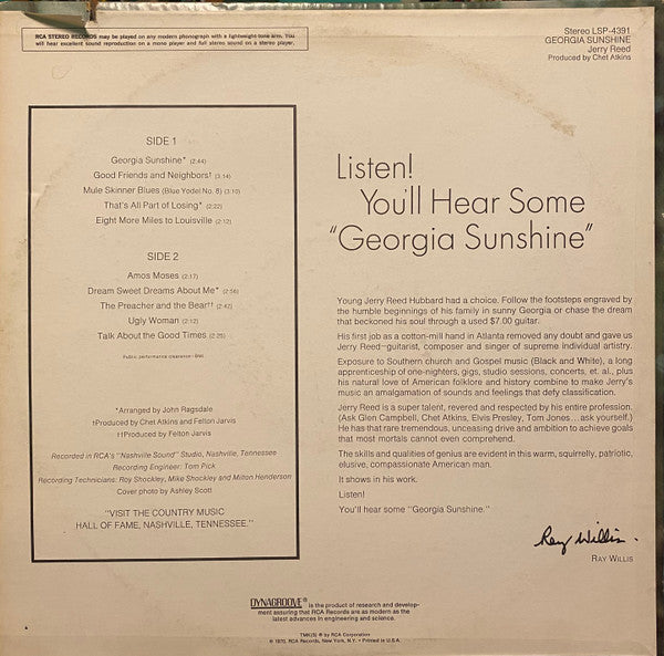 Georgia Sunshine - Reed, Jerry