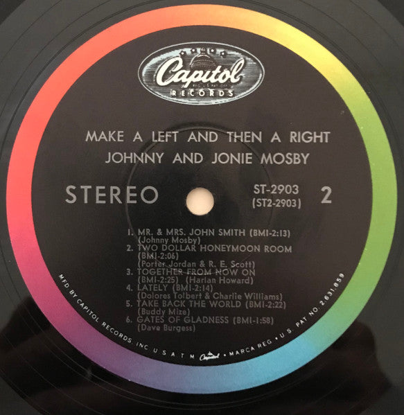 Make A Left And Then A Right - Mosby, Johnny & Jonie