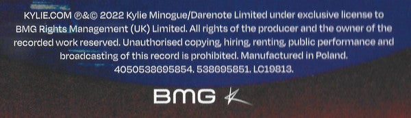 Infinite Disco - Minogue, Kylie