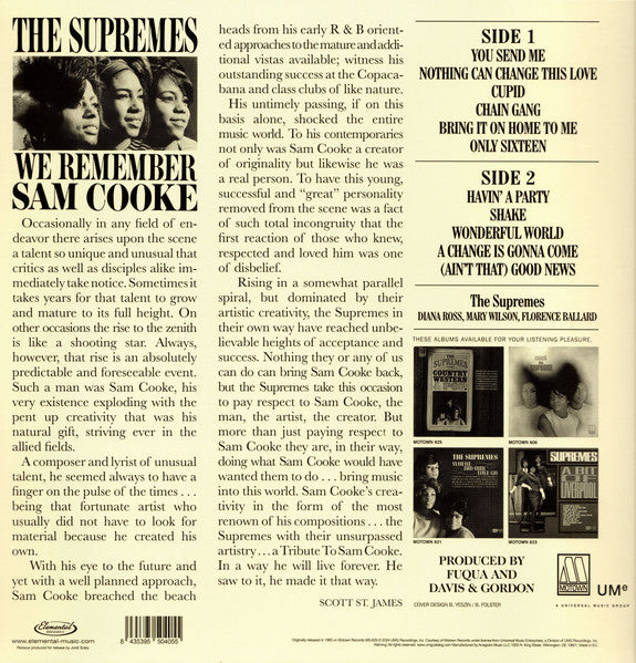 We Remeber Sam Cooke - Supremes