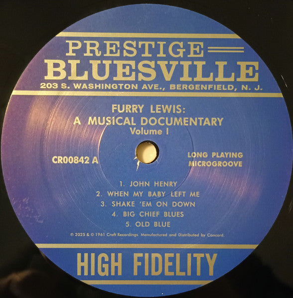 Back On My Feet Again (Bluesville Acoustic Sounds  - Lewis, Furry