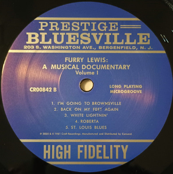 Back On My Feet Again (Bluesville Acoustic Sounds  - Lewis, Furry