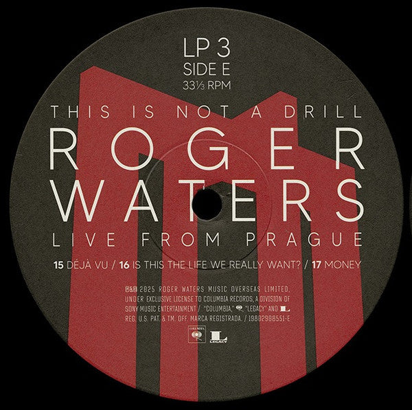 This Is Not A Drill Live From Prague - Waters, Roger