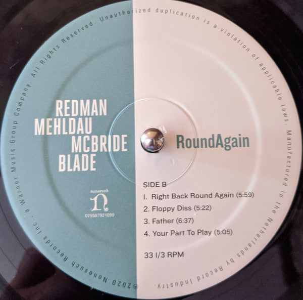 Roundagain - Redman, Joshua / Brad Mehldau/  Christian Mcbride