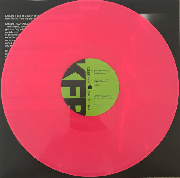 Shakara [Colored Vinyl] (Pnk) (Wsv) (Ylw) (Aniv) - Fela Kuti