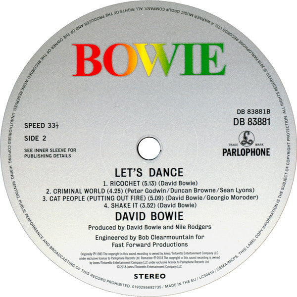 Let's Dance (2018 Remaster) - Bowie, David