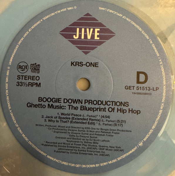 Ghetto Music: The Blueprint Of Hip Hop - Boogie Down Productions