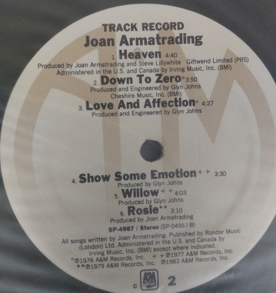 Track Record - Armatrading, Joan