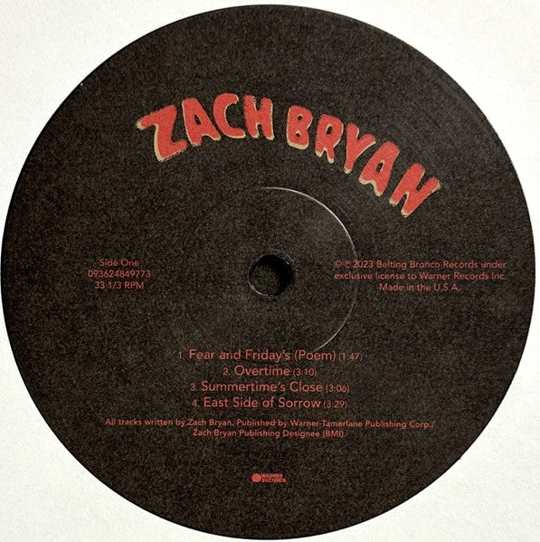 Zach Bryan - Bryan, Zach