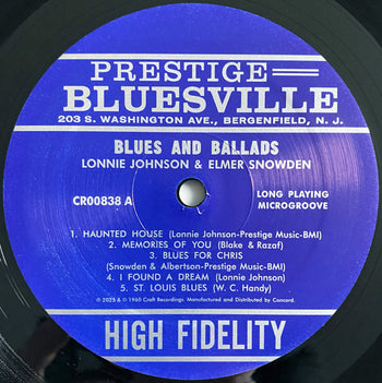 Blues & Ballads - Johnson, Lonnie