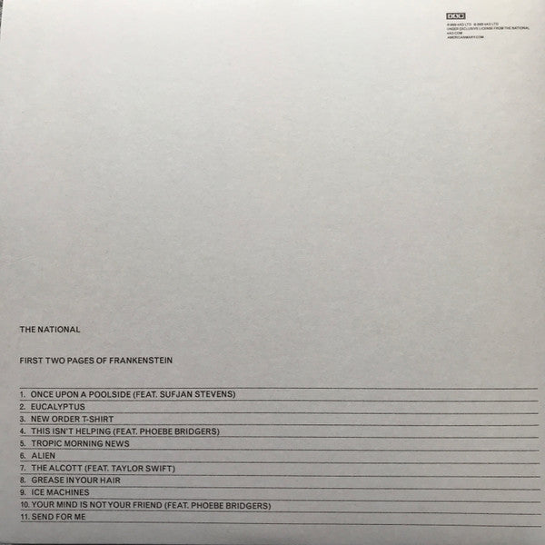 First Two Pages Of Frankenstein - National, The