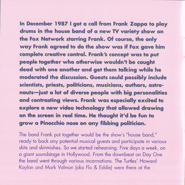 Zappa '88: The Last Us Show - Zappa, Frank