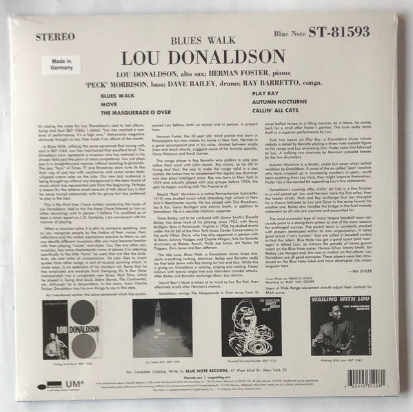 Blues Walk - Donaldson, Lou