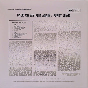 Back On My Feet Again (Bluesville Acoustic Sounds  - Lewis, Furry