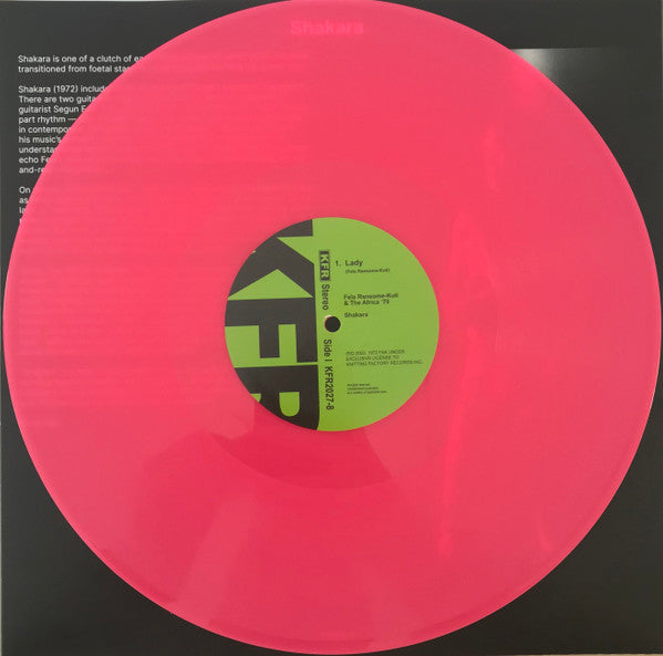 Shakara [Colored Vinyl] (Pnk) (Wsv) (Ylw) (Aniv) - Fela Kuti