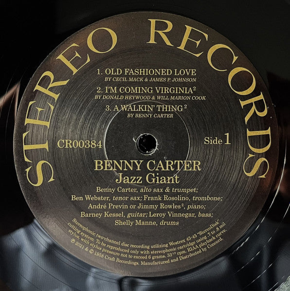 Jazz Giant - Carter, Benny
