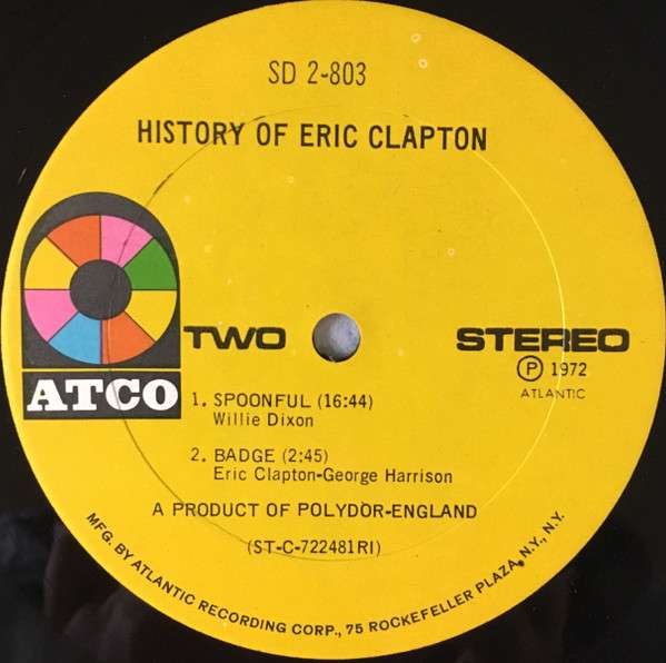 History Of Eric Clapton - Clapton, Eric