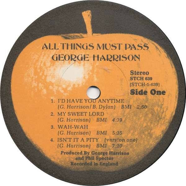 All Things Must Pass - Harrison, George