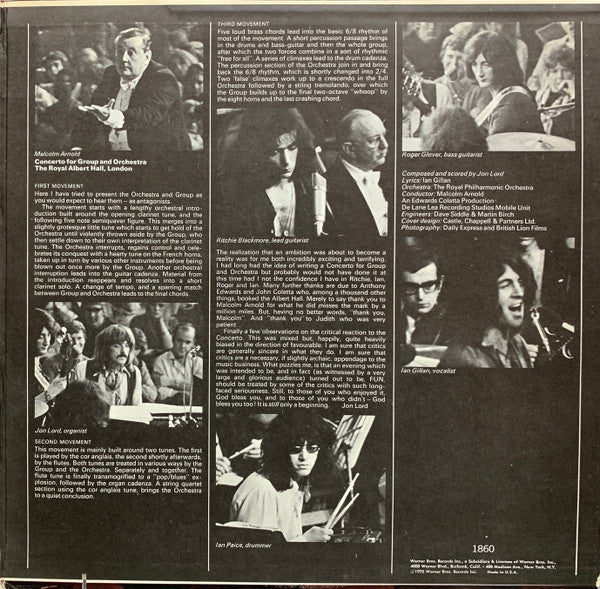 Concerto For Group And Orchestra - Deep Purple