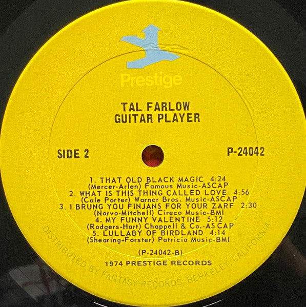 Guitar Player - Farlow, Tal