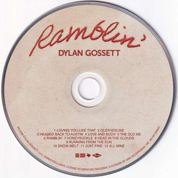 Ramblin - Dylan Gossett [CD]