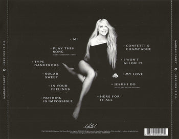 Here For It All - Carey, Mariah