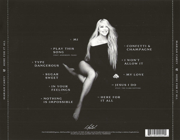 Here For It All - Carey, Mariah