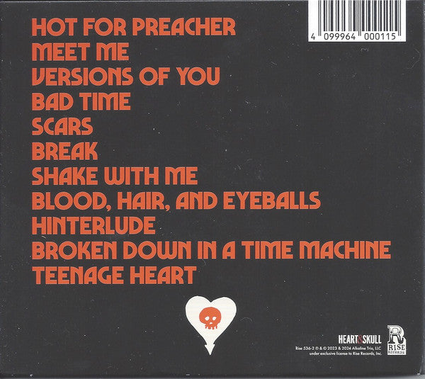 Blood, Hair, And Eyeballs - Alkaline Trio