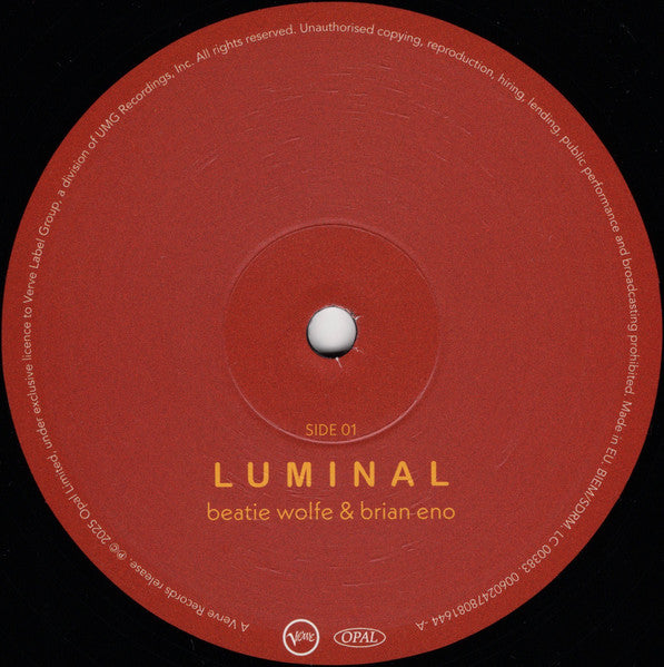 Luminal - Eno, Brian / Wolfe, Beatie