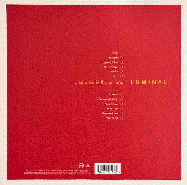 Luminal - Eno, Brian / Wolfe, Beatie
