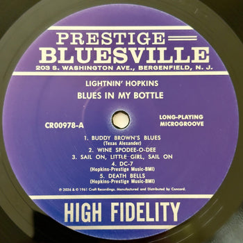 Blues in a Bottle - Hopkins, Lightnin