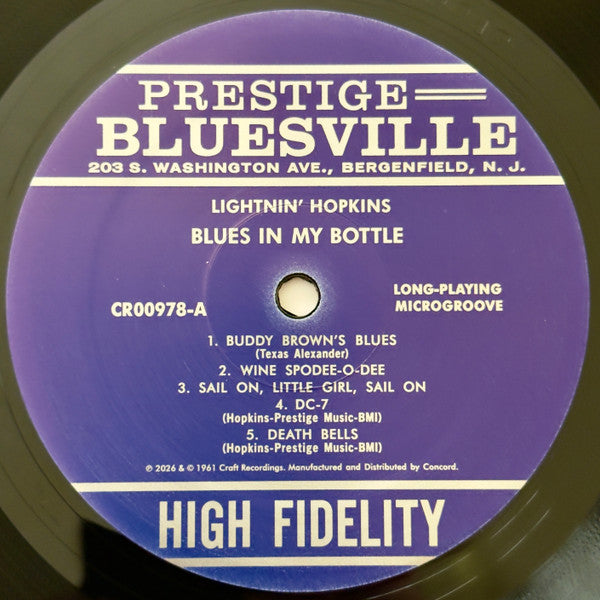 Blues in a Bottle - Hopkins, Lightnin