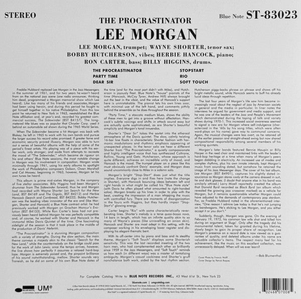 The Procrastinator (Blue Note Classic Vinyl Editio - Morgan, Lee